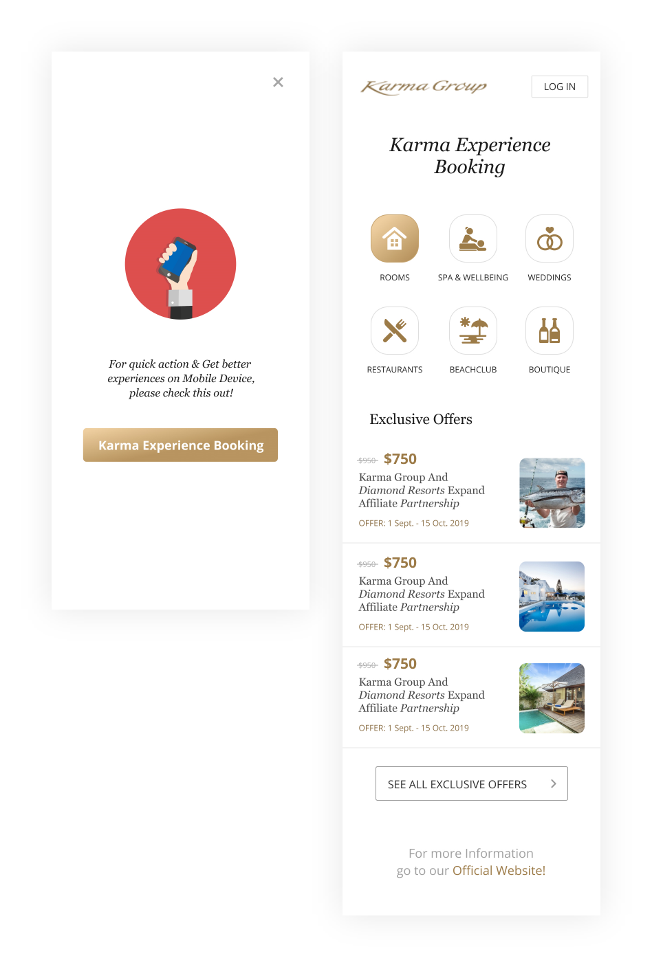 Trigger for move to web app & Home Default