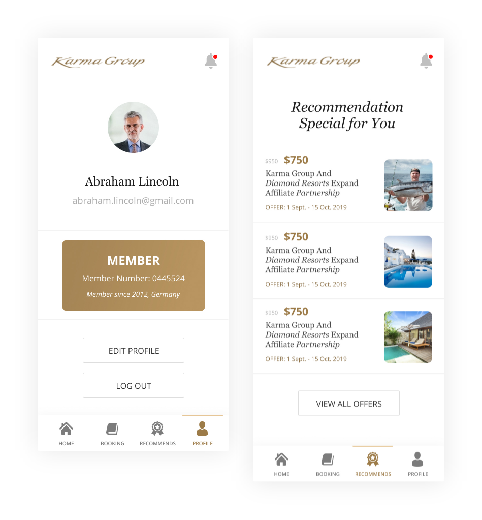 Profile & Recommendations