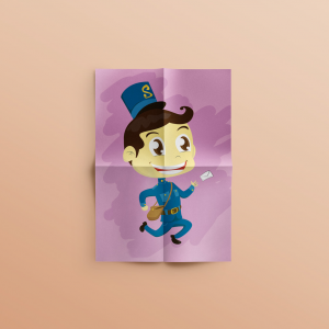 Pak Pos Illustration