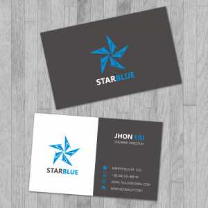 Star Blue - Business Card Design